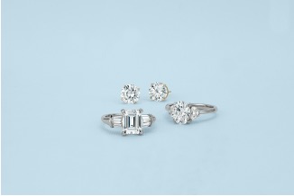 Diamond Rings and Earrings