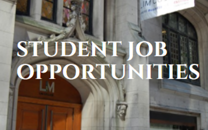 Student Job Opportunities