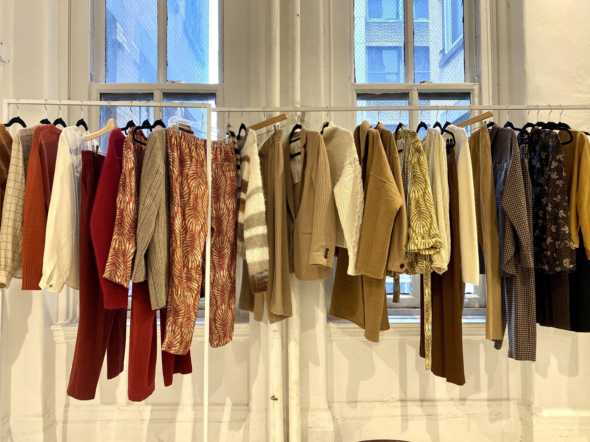 Apropo studio - clothes hanging on a rack