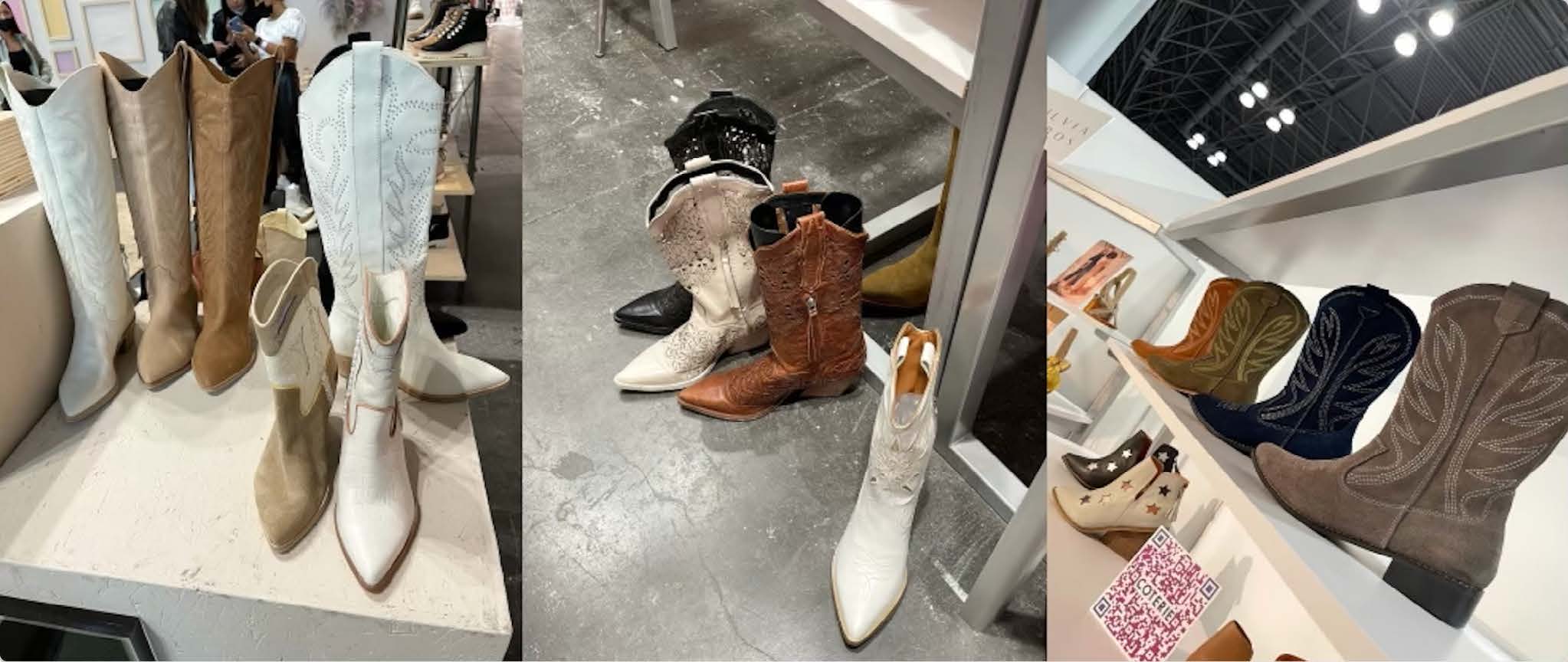 Coterie 2021 boots display