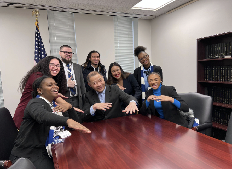 Kianna with Senator John Liu