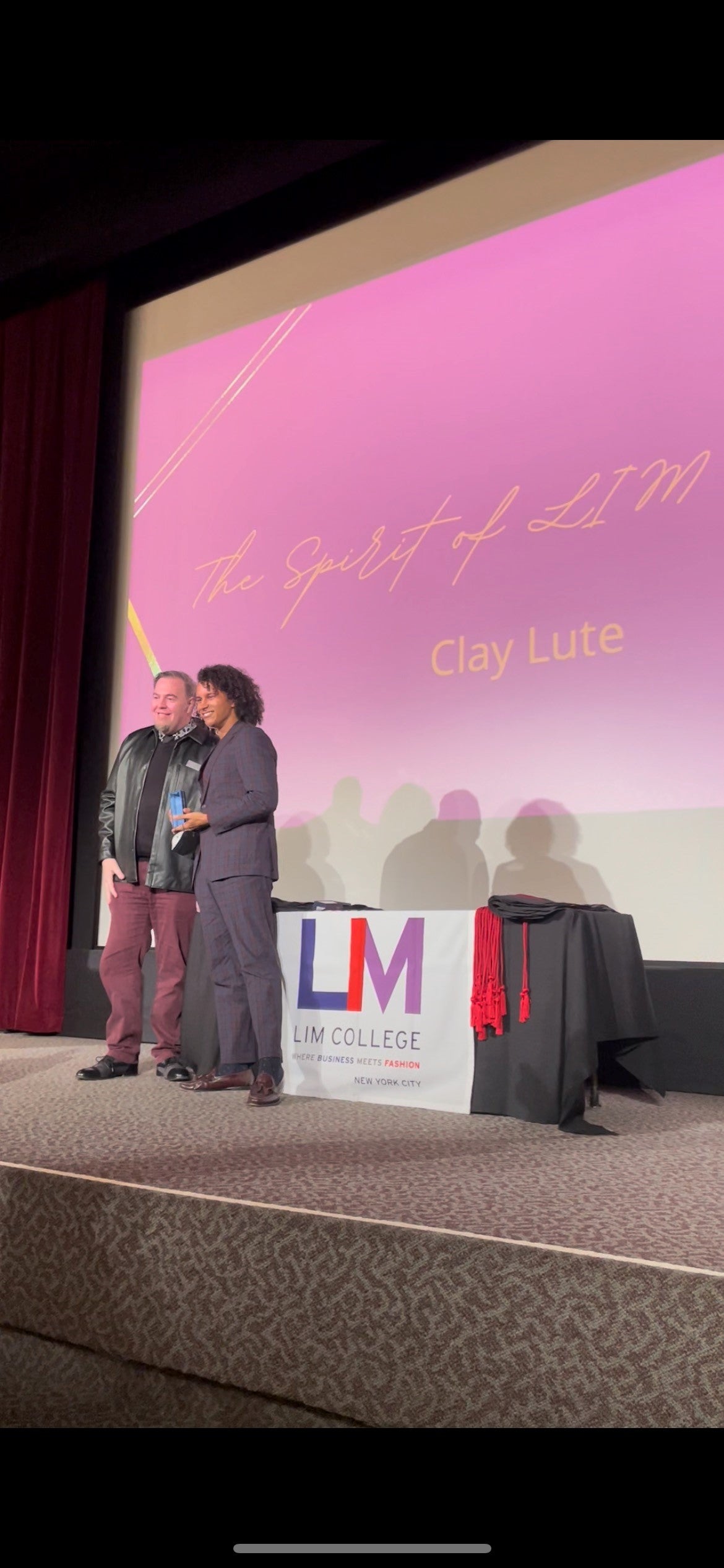 Curtis and Clay on SRA stage