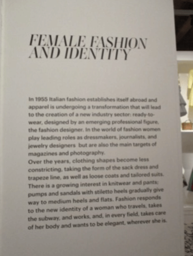 Female Fashion and Identity