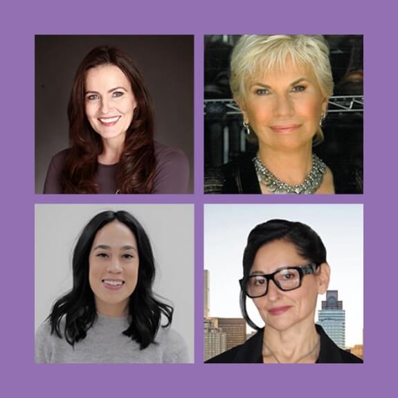 Underfashion Club Event panelists, Karen Bromley, Asi Efros, Victoria Vandagriff, Jacqueline Wander