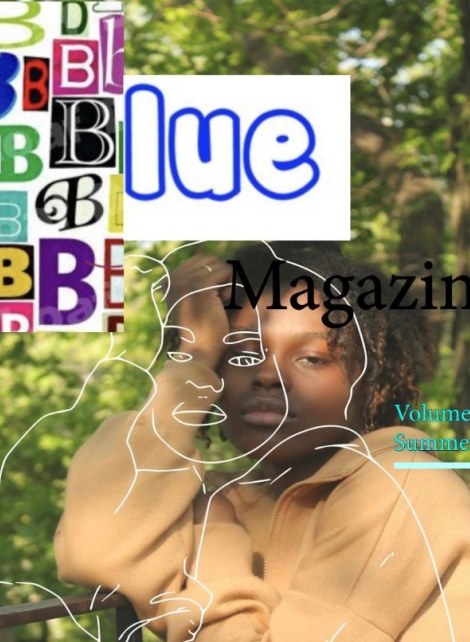 Blue Magazine Cover 