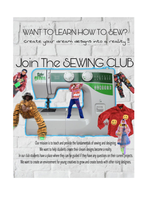 Sewing Club Poster