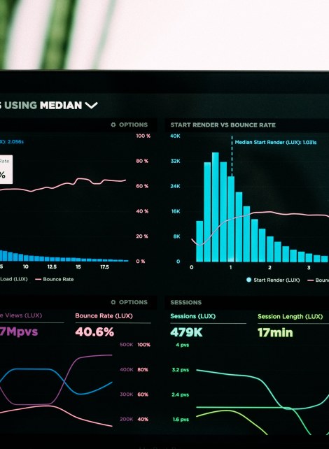 analytics screen graph