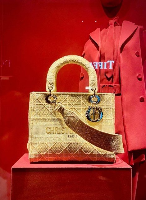 Purse in store window