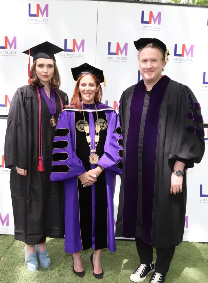 LIM College 2022 Commencement - Elizabeth Marcuse, Todd Snyder, Iana Radvanskaia