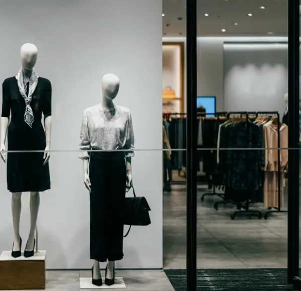 fashion mannequins, storefront display