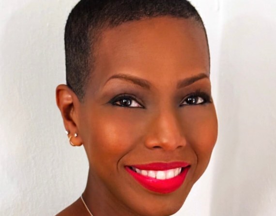 woman smiling at the camera