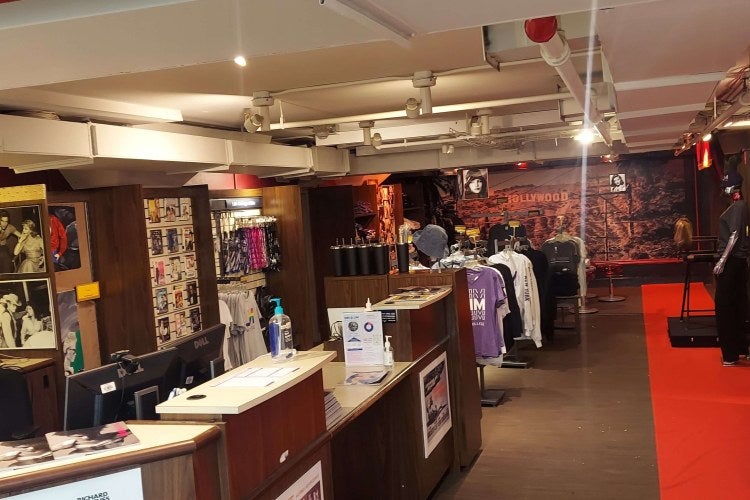 concept shop interior - Hollywood Renaissance theme.