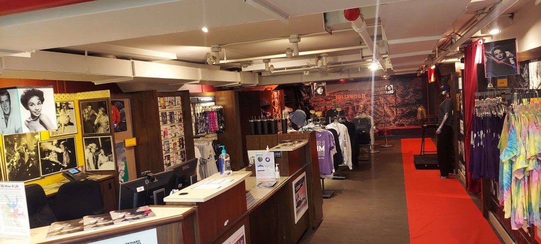 concept shop interior - Hollywood Renaissance theme.