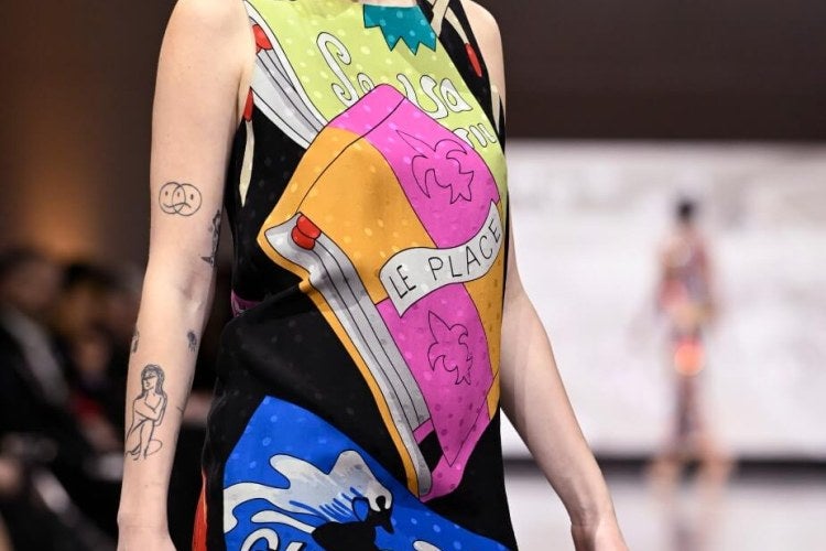 2025 Fashion Show, model on runway