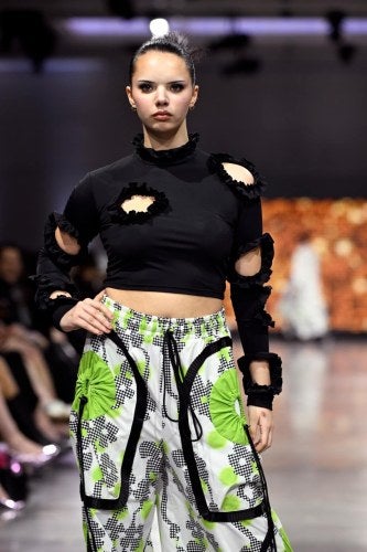 2025 Fashion Show, model on runway