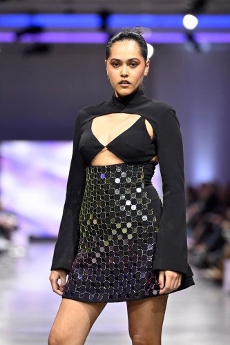 2025 Fashion Show, model on runway