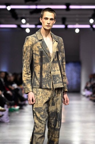 2025 Fashion Show, model on runway