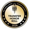 Phi Theta Kapa transfer honor roll logo 2026