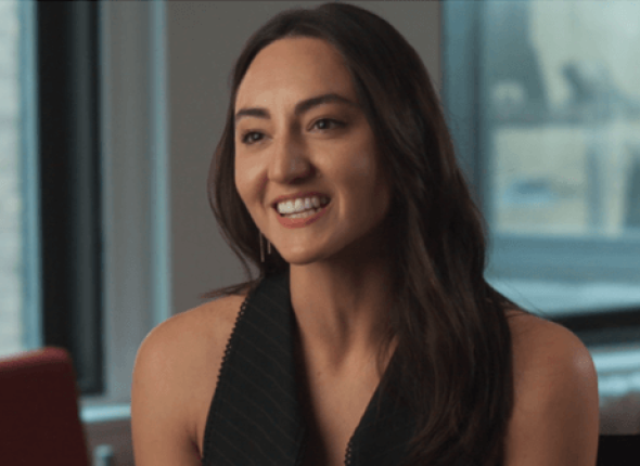Haley Steinberg video interview, medium closeup