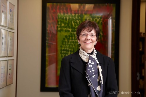 photo of a woman wearing glasses and a scarf