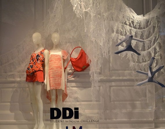 story window with mannequins